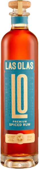 Las Olas Premium Spiced Rum bottle